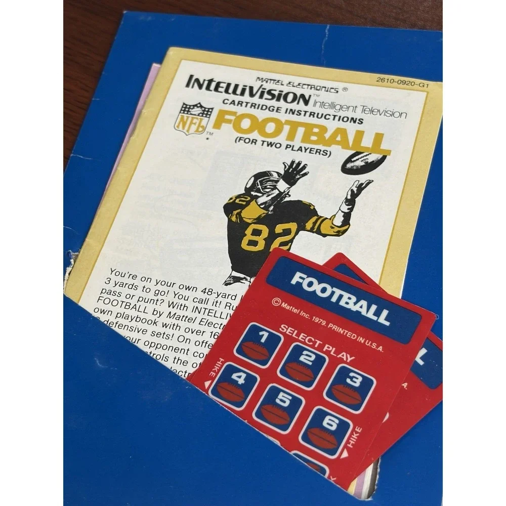 Intellivision NFL Football Game by Mattel Games